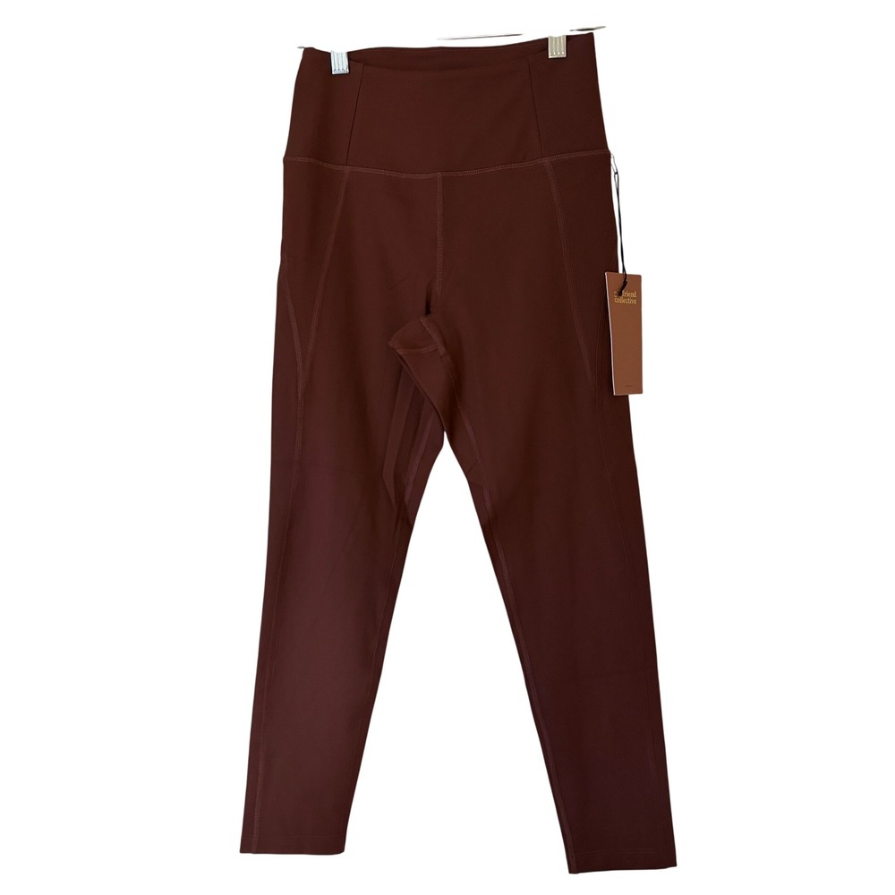 Girlfriend Collective High-Rise Compressive Leggings Rich Brown Small 30" NWT